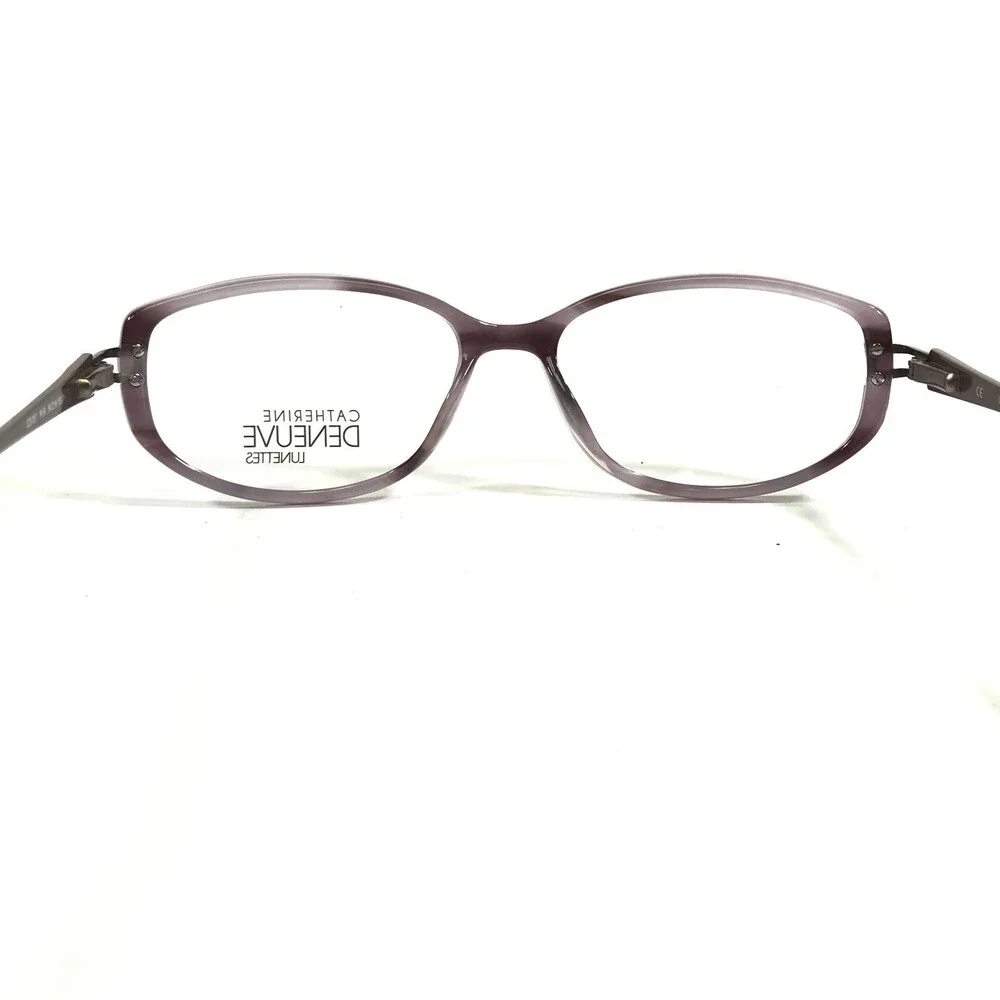 Catherine Deneuve Eyeglasses Frames CD-357 PUR Purple Square Full Rim 54-16-135
